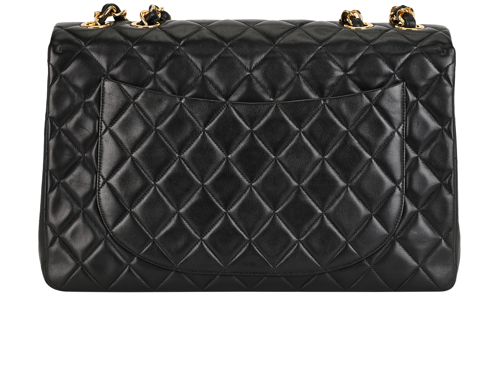 Maxi Jumbo XL, &pound;3,600, Handbags, Black, Lambskin Leather, Back view